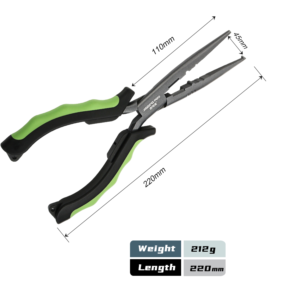 JIGGINGPRO Long Nose Fishing P - đánh giá và giá Freshwater Line